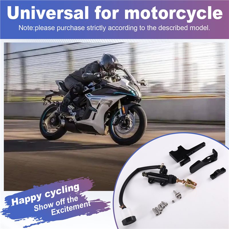 WF-Motorcycle Rear Master Pump - Motorcycle Thumb Brake System Kit recension och pris